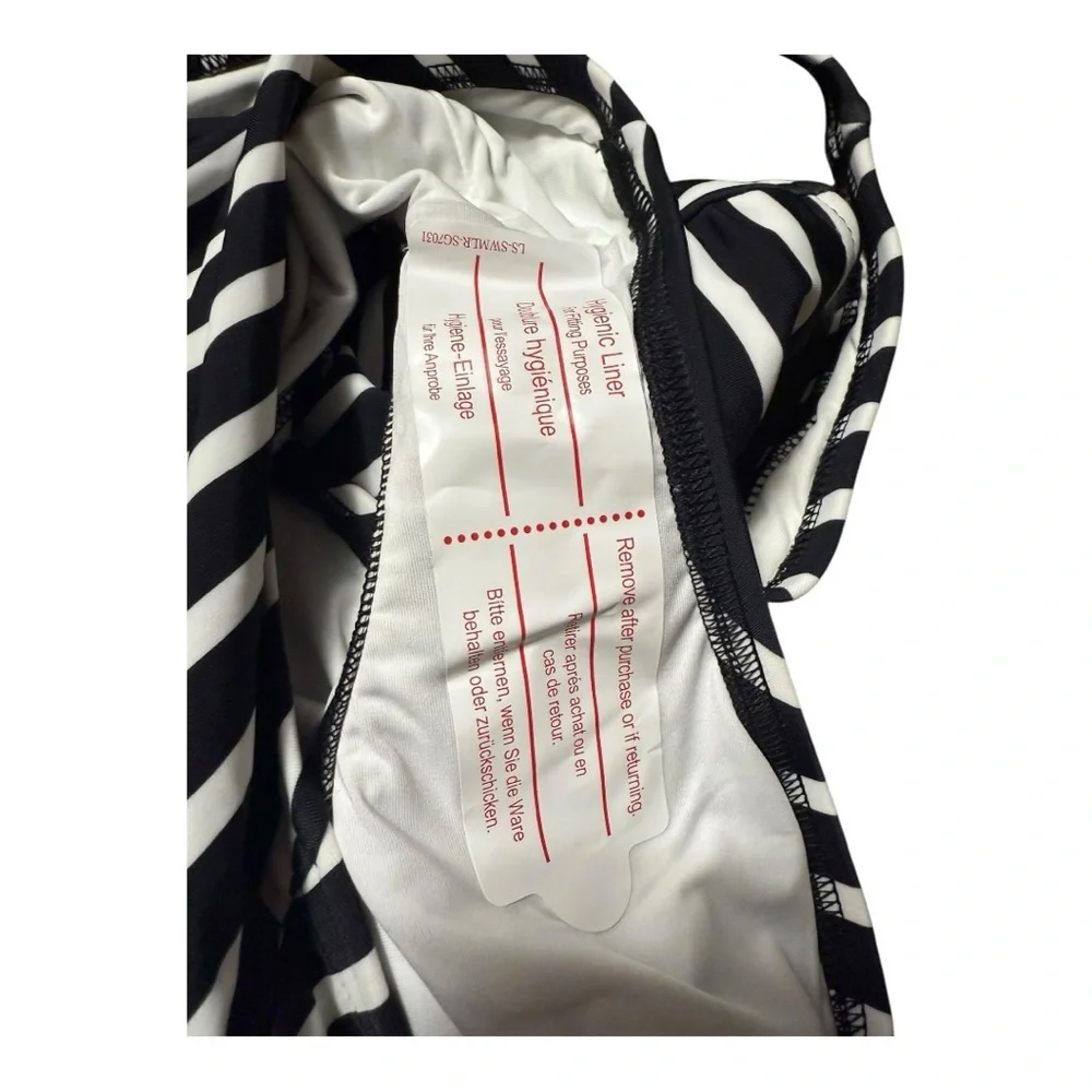 Lands End stylish striped